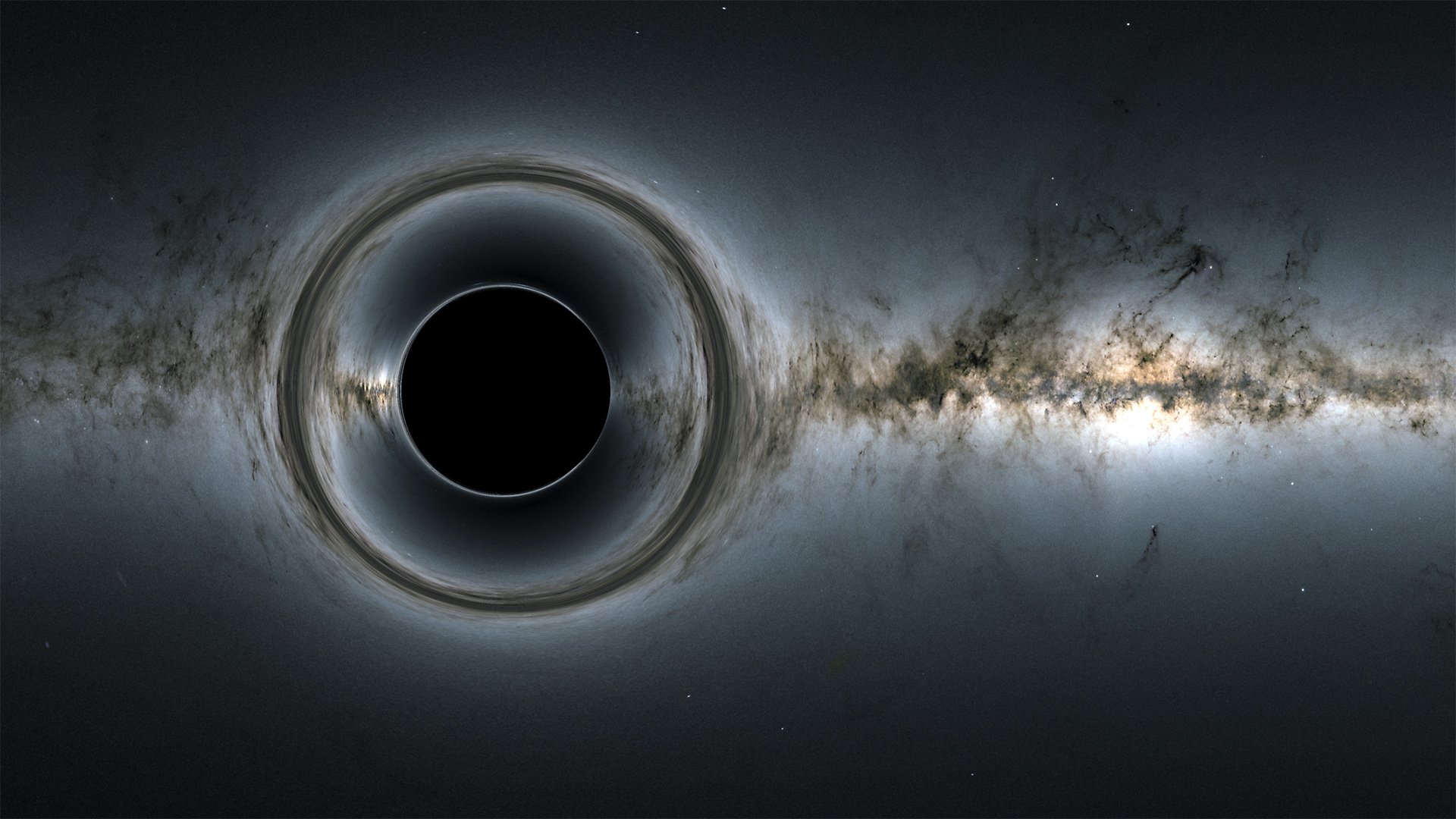 A Supermassive Black Hole Nourishes Baby Stars Far, Far Away